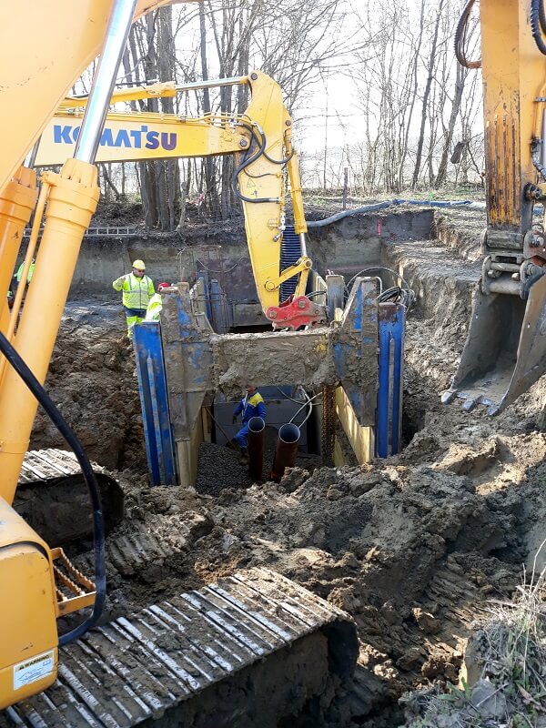 Mise En œuvre De 2 Conduites (Ø 250 Et Ø 300 Fonte) De Refoulement D’eaux Usées